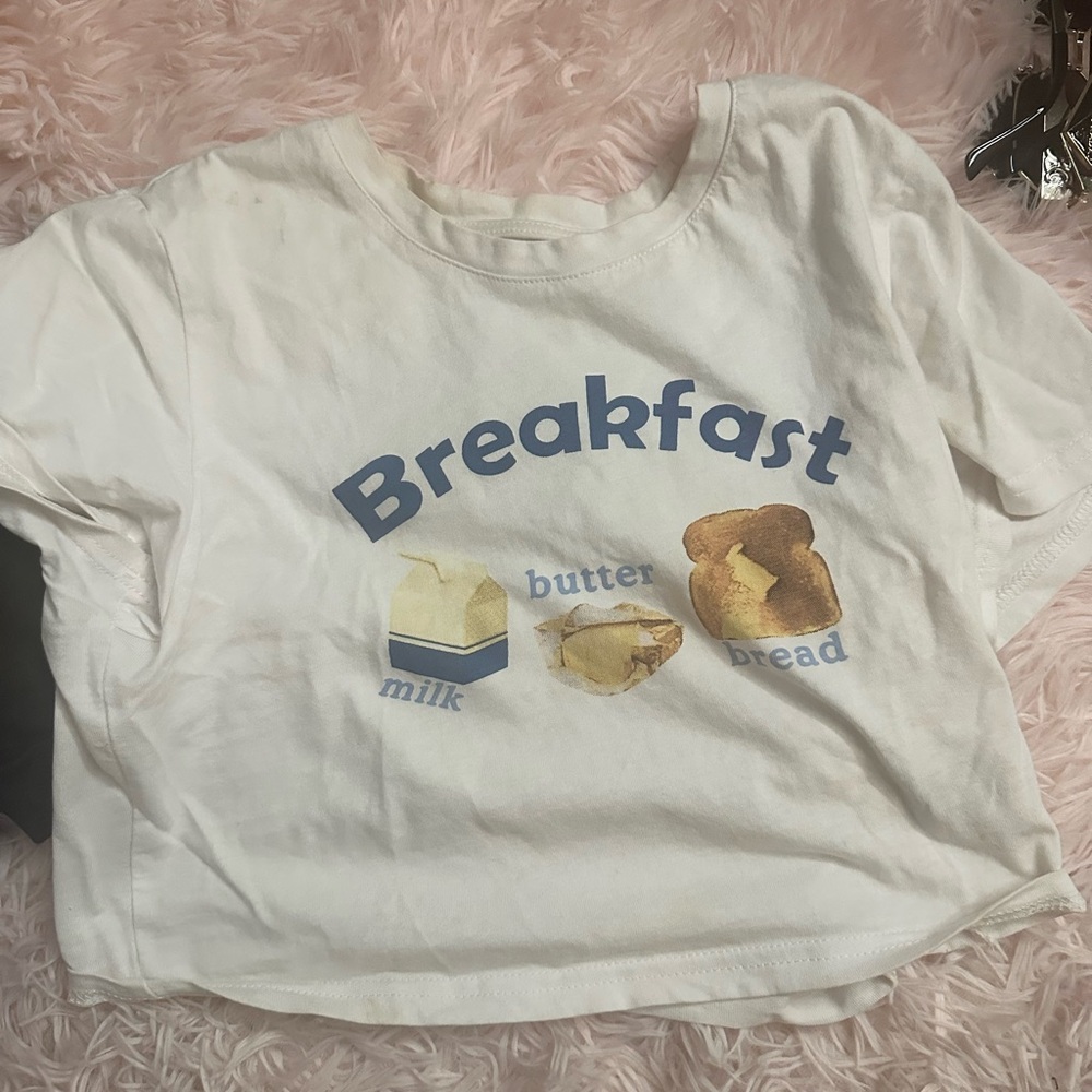 💕 Breakfast crop top
